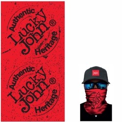 Многофункциональный головной убор Lucky John RED | Norfin