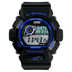 Часы милитари C-Shock Black Blue | SKMEI