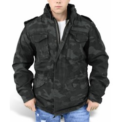 Куртка зимняя Regiment M65 Jacket Black camo | Surplus