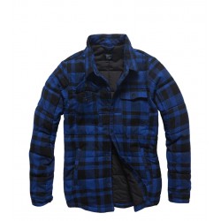 Куртка Squared padded 3028 Blue check | Vintage Industries