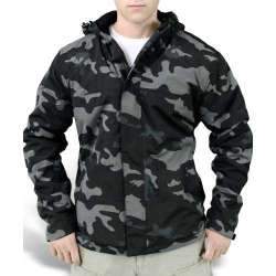 Куртка Zipper Windbreaker Black Camo | Surplus