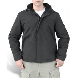 Куртка Zipper Windbreaker Black | Surplus