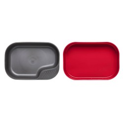 Набор посуды 2 предмета CAMP-A-BOX Only Red/Dark Grey | WILDO