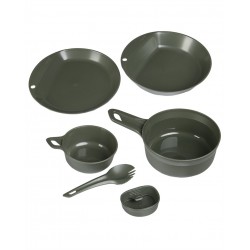 Набор посуды 6 предметов Explorer kit Olive | WILDO