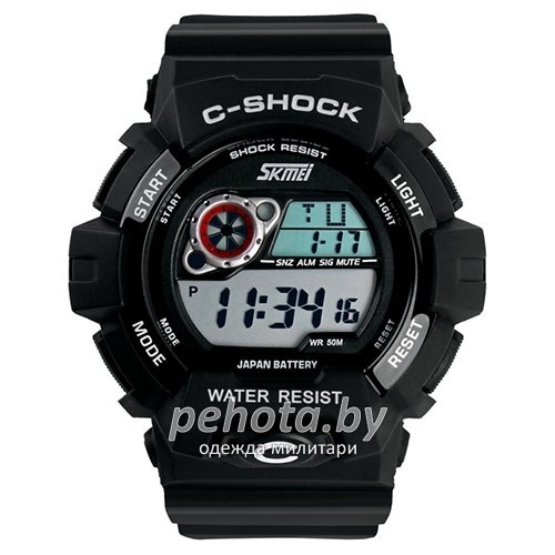 Часы милитари C-Shock Black | SKMEI фото 1
