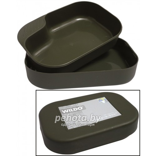 Набор посуды 2 предмета CAMP-A-BOX Olive | WILDO фото 1