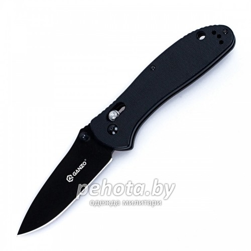 Нож складной G7393-BK Black | Ganzo фото 1