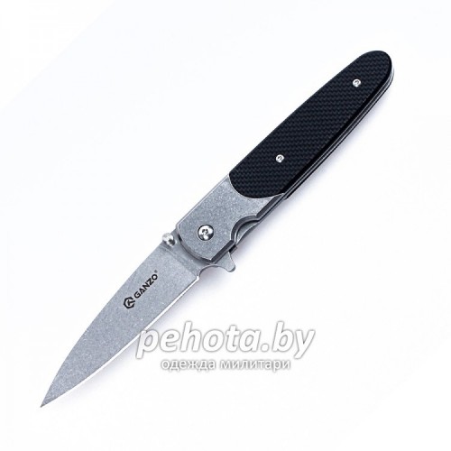 Нож складной G743-2 BK Black | Ganzo фото 1