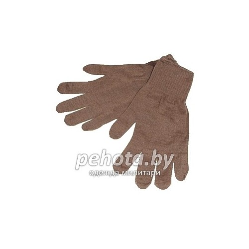Перчатки шерстяные Insert Cold Weather US Brown | Армия США фото 1