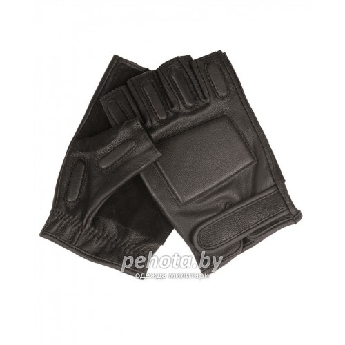 Перчатки Sec leather Black | Mil-Tec фото 1