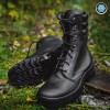 БОТИНКИ С ВЫСОКИМИ БЕРЦАМИ 0800 CORPORAL WOOL Black | Garsing фото 1