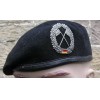 Чёрный берет с кокардой Разведывательных войск Бундесвера фото 1