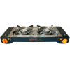 Газовая плита TWIN-HIT TW-850 двухкомфорочная с переходником | Tourist фото 2