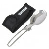 Ложка-вилка складная походная PF-CWS-P33 в чехле | Следопыт фото 1