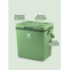 Изотермический контейнер 26л 2200-26-GN зеленый | Арктика фото 2
