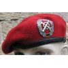 Красный берет с кокардой Ремонтных частей Бундесвера фото 1