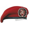 Красный берет с кокардой Службы оперативной информации Бундесвера фото 1