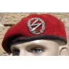 Красный берет с кокардой Войск связи Бундесвера фото 1