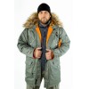 Куртка Аляска HUSKY Long Olive/Orange | Apolloget фото 2