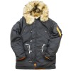 Куртка Аляска Oxford 2.0 Compass Black/Orange | Nord Denali