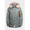 Куртка Аляска TIGHT HUSKY ll OLIVE/ORANGE | Apolloget