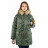 Куртка Аляска женская WMN Sage Green/Yellow | Apolloget