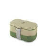 Ланч-бокс с 2 контейнерами на 1.35л 031-1350 Зеленый/Бежевый | Арктика фото 1