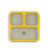 Ланч-бокс с отделениями на 0.8л 033-800 Черный/Желтый | Арктика