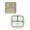 Ланч-бокс с отделениями на 0.8л 033-800 Зеленый/Бежевый | Арктика фото 3