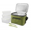 Ланч-сумка 020-2500 с 3мя контейнерами Зеленый | Арктика фото 1