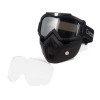 Маска мотоциклетная/снегоходная M7 PF-SMG-06 линза chrome silver + transparent | Следопыт фото 12