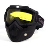 Маска мотоциклетная/снегоходная M7 PF-SMG-08 линза yellow | Следопыт