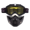 Маска мотоциклетная/снегоходная M7 PF-SMG-08 линза yellow | Следопыт фото 3