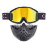 Маска мотоциклетная/снегоходная M8 PF-SMG-11 линза yellow chrome | Следопыт фото 3