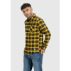Рубашка Riley flannel 23103 yellow check-Riley | Vintage Industries