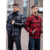Рубашка Square+padded 3545 grey check | Vintage Industries фото 13