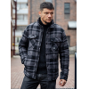 Рубашка Square+padded 3545 grey check | Vintage Industries фото 8