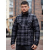 Рубашка Square+padded 3545 grey check | Vintage Industries фото 2