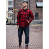Рубашка Square+padded 3545 red check | Vintage Industries фото 10