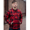Рубашка Square+padded 3545 red check | Vintage Industries фото 5