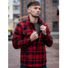 Рубашка Square+padded 3545 red check | Vintage Industries фото 3