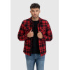Рубашка Square+padded 3545 red check | Vintage Industries фото 13