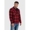 Рубашка Square+padded 3545 red check | Vintage Industries фото 14