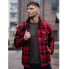 Рубашка Square+padded 3545 red check | Vintage Industries фото 1