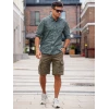 Шорты Vintage Cargo 170 Olive Green | Admitted & Feeling фото 4