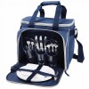 Сумка-холодильник с набором посуды 4100-3 Синяя | Арктика фото 2
