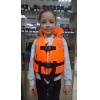 Жилет спасательный детский до 30 кг Оранжевый | POSEIDON FISH фото 1