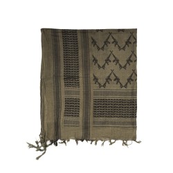 Арафатка Шемаг Rifles олива-черный | Mil-tec