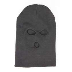 Балаклава трех-точечная мелко вязанная Black | Mil-tec