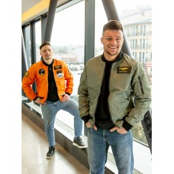 Бомбер двухсторонний PILOT Olive/Orange | Nord Denali